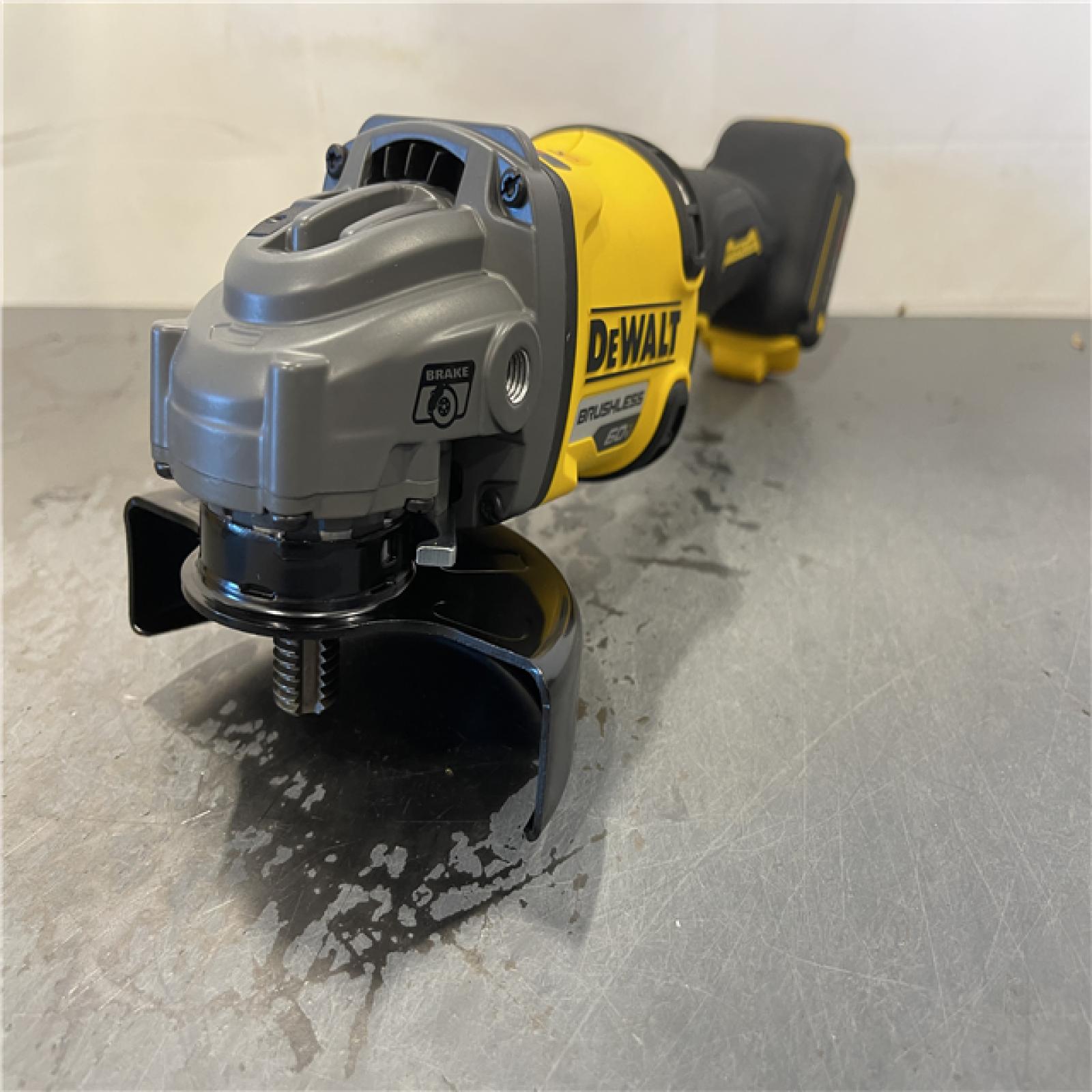 AS-IS - DEWALT FLEXVOLT 60V MAX Cordless Brushless 4.5 in. to 6 in. Small Angle Grinder with Kickback Brake