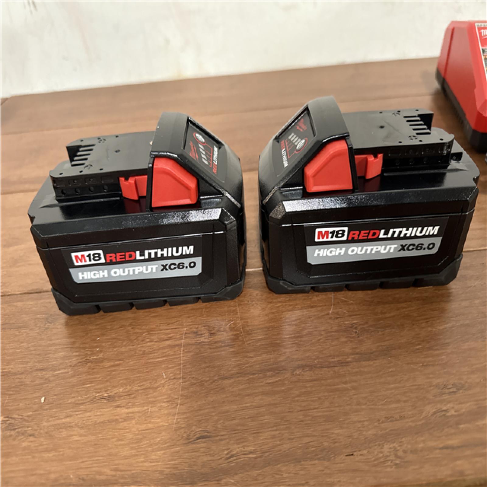 California NEW Milwaukee M18 Red Lithium Batteries  (2) & Charger