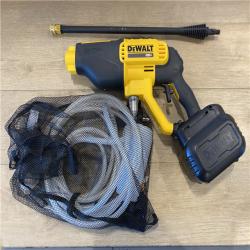AS-IS DEWALT 20V MAX 550 PSI 1.0 GPM Cold Water Cordless Power Cleaner with 4-Nozzles (Tool Only)