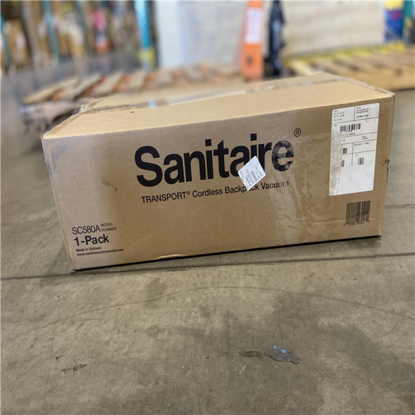 LIKE NEW! - Sanitaire Transport Commercial Cordless Backpack Vacuum with Adjustable Wand, Dual 24V Batteries, Handheld Controls