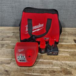 HOUSTON LOCATION - AS-IS Milwaukee FUEL 12-Volt Lithium-Ion Brushless Cordless Hammer Drill and Impact Driver Combo Kit