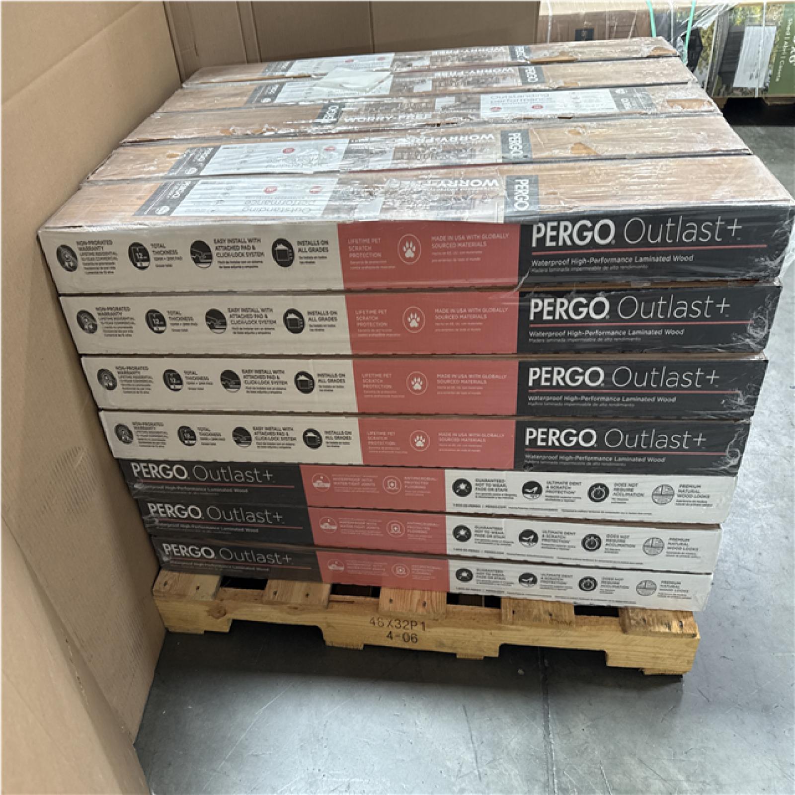 CALIFORNIA AS IS PERGO APPLEWOOD LAMINATE WOOD FLOORING