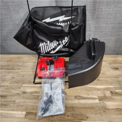 HOUSTON LOCATION - AS-IS Milwaukee M18 FUEL Brushless Cordless 21 in. Walk Behind Dual Battery Self-Propelled Mower Kit W/ CHARGER