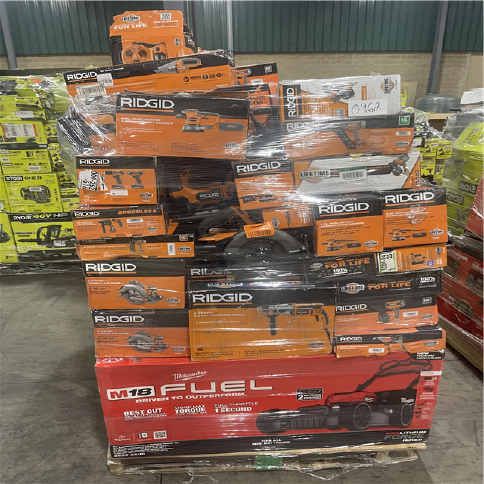 Pittston Location As-IS Power Tools Truckload (25 Pallets) 0926-A