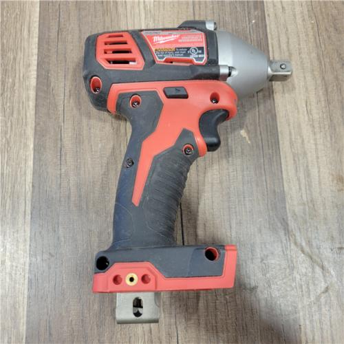 AS-IS Milwaukee M18 18-Volt Lithium-Ion 1/2 in. Cordless Impact Wrench W/ Pin Detent (Tool-Only)