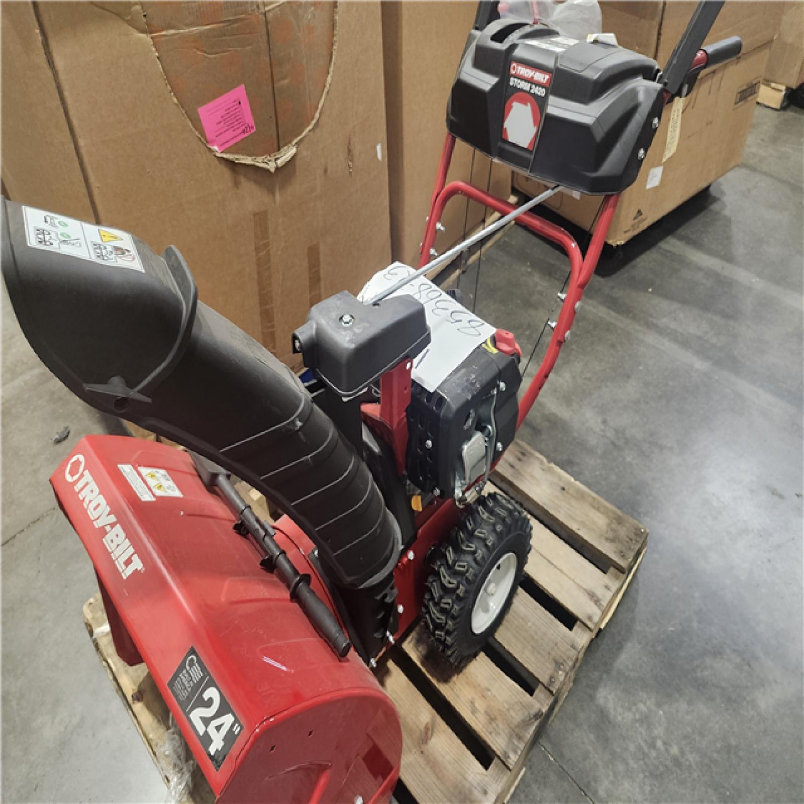 Dallas Location - As-Is Troy-Bilt Storm 24 in. 208 cc Two- Stage Gas Snow Blower
