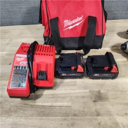 HOUSTON LOCATION - AS-IS Milwaukee M18 18V Cordless Brushed 2 Tool Drill/Driver and Impact Driver Kit