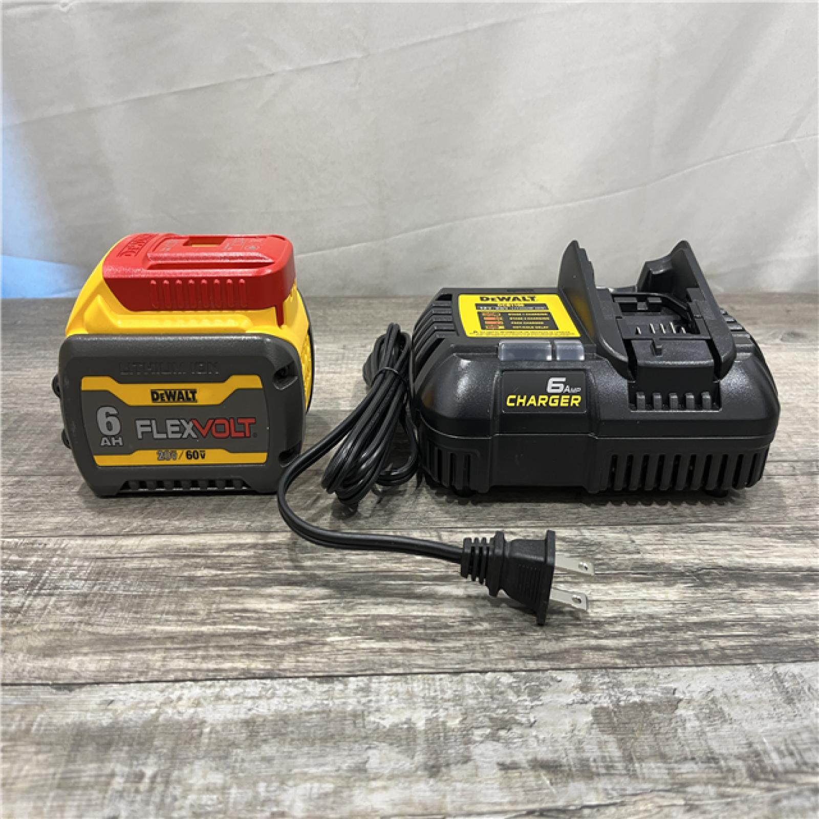 AS-IS DEWALT FLEXVOLT 20V/60V MAX Lithium-Ion 6.0Ah Battery Pack Kit