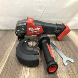 AS-IS Milwaukee FUEL 18V Lithium-Ion Brushless Cordless 4-1/2 in./5 in. Grinder w/Paddle Switch (Tool-Only)