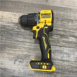 AS-IS DEWALT ATOMIC 20V Lithium-Ion Cordless 1/2 in. Hammer Drill Kit
