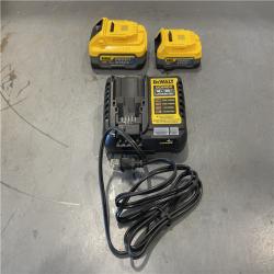 AS-IS - Dewalt Powerstack 20-Volt Lithium-Ion 5.0 Ah and 1.7 Ah Batteries and Charger