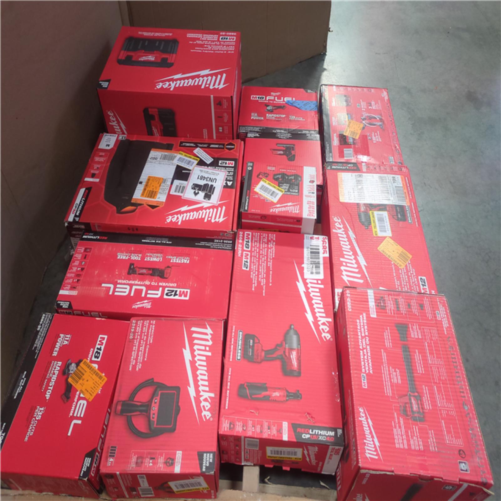 CALIFORNIA AS-IS MILWAUKEE PALLET