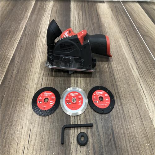 AS-IS Milwaukee FUEL 12V Lithium-Ion Brushless Cordless 3 in. Cut Off Saw (Tool-Only)