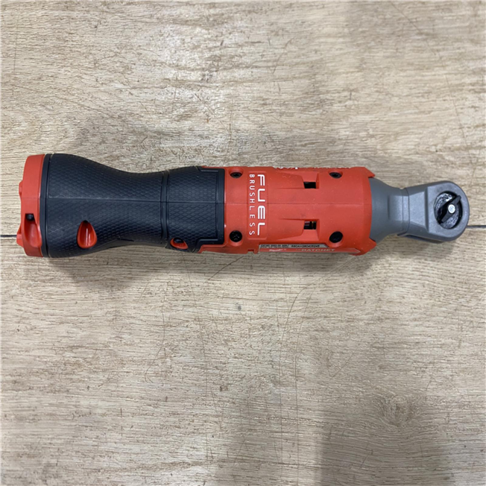 AS-IS Milwaukee FUEL 12-Volt Lithium-Ion Brushless Cordless High Speed 3/8 in. Ratchet (Tool-Only)