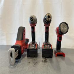 AS-IS - Milwaukee M18 18-Volt Lithium-Ion Cordless Combo Kit 7-Tool Kit