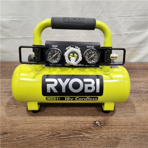 AS-IS RYOBI ONE+ 1 Gal. 120 PSI Portable 18V Horizontal Air Compressor ( 0.5 CFM at 90 PSI )