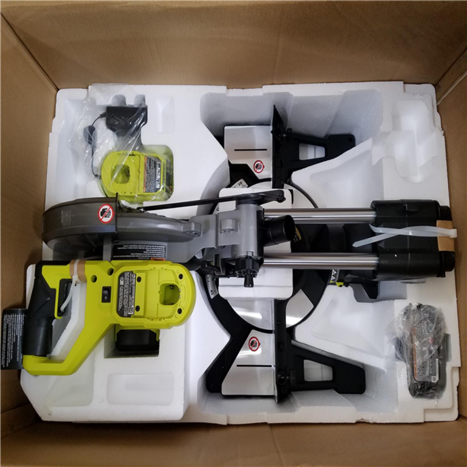 California NEW Ryobi One+ 18V Brushless 10 Sliding Compound Miter Saw Kit