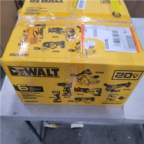 CALIFORNIA NEW DEWALT BRUSHLESS 6-TOOL COMBO KIT