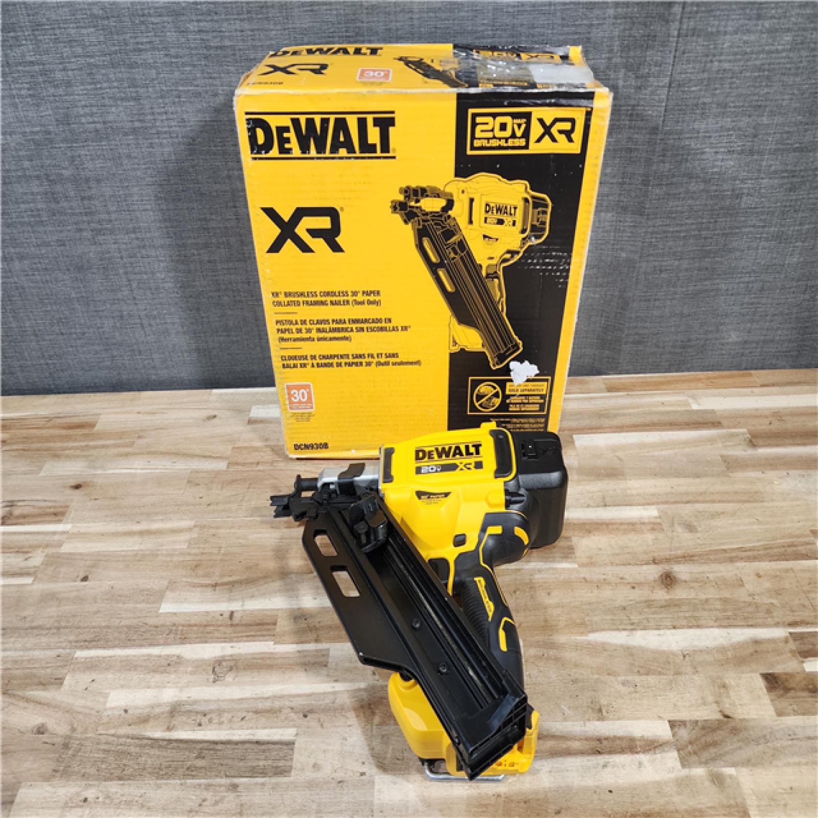 HOUSTON LOCATION - AS-IS DEWALT 20V 30 Degree Cordless Framing Nailer (Tool-Only)