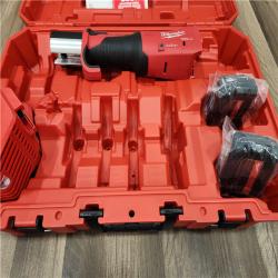 AS-IS Milwaukee 18-Volt Lithium-Ion Brushless Cordless FORCE LOGIC Press Tool Kit (2) 2.0Ah Batteries, Charger, and Hard Case