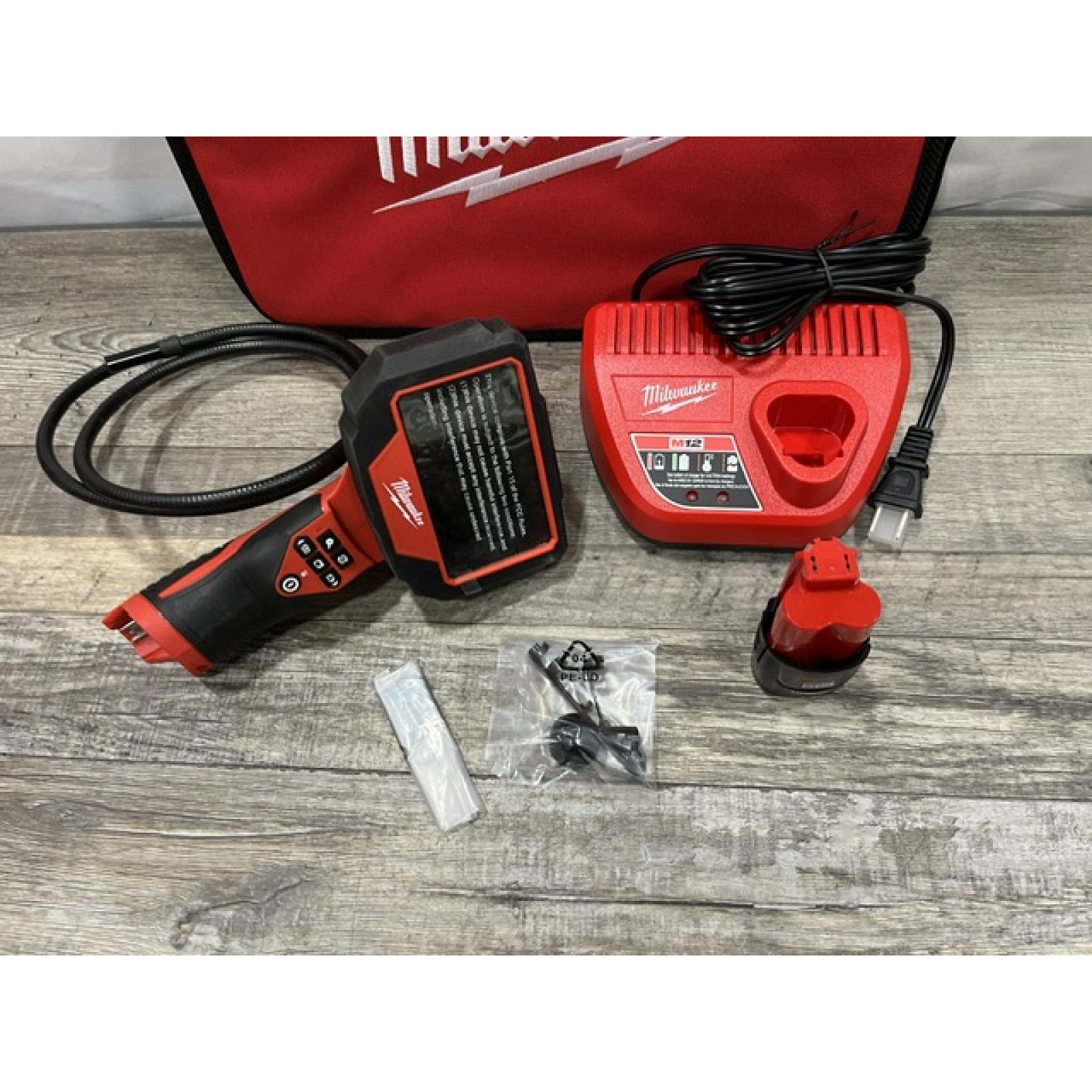 AS-IS Milwaukee 12V Lithium-Ion Cordless M-SPECTOR 360-Degree 4 ft. Inspection Camera Kit