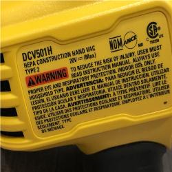 AS-IS DEWALT Bagless 20V MAX Stick Cordless General Dirt Filter Handheld Vacuum (Tool Only)
