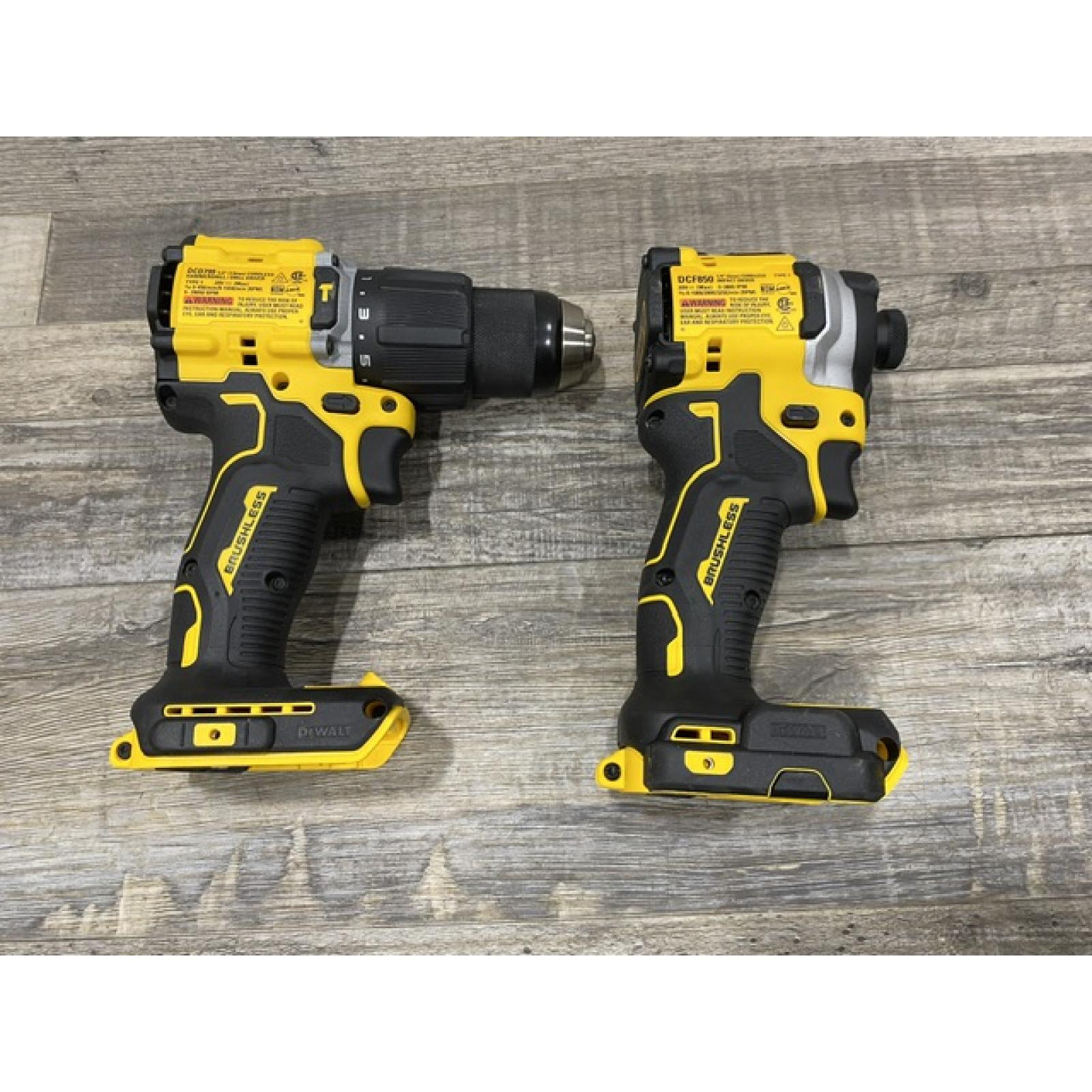 AS-IS DEWALT ATOMIC 20V MAX Lithium-Ion Cordless 2-Tool Combo Kit