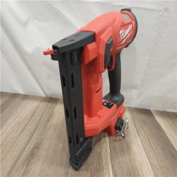 AS-IS- MILWAUKEE FUEL 18V Cordless 18-Gauge 1/4 in. Narrow Crown Stapler (Tool-Only)