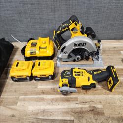HOUSTON LOCATION - AS-IS DEWALT 4 TOOL COMBO KIT W/ (2) BATTERY & CHARGER