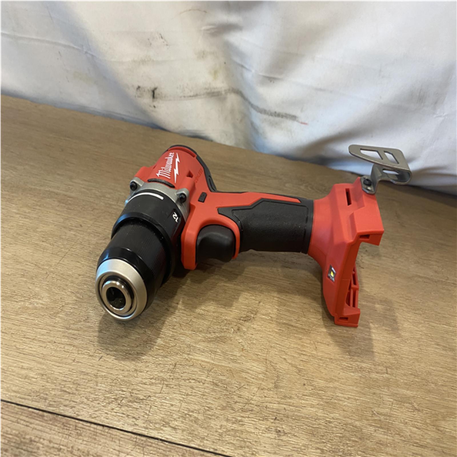 AS-IS Milwaukee 18V Lithium-Ion Brushless Cordless 1/2 in. Compact Drill/Driver (Tool-Only)