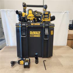 AS-IS- DEWALT 20V Lithium-Ion Cordless 6-Tool Combo Kit with 5.0 Ah and 2.0 Ah Batteries  Charger and Tough System 2.0 Rolling Toolbox
