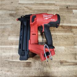 HOUSTON LOCATION - AS - IS Milwaukee FUEL 18-Volt Lithium-Ion Brushless Cordless Gen II 18-Gauge Brad Nailer (Tool-Only)