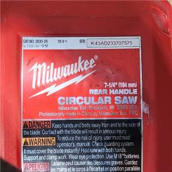 HOUSTON LOCATION - AS-IS (2) Milwaukee 2830-20 Rear Handle Circular Saw M18 FUEL 7-1/4 Cordless Brushless (TOOL ONLY)