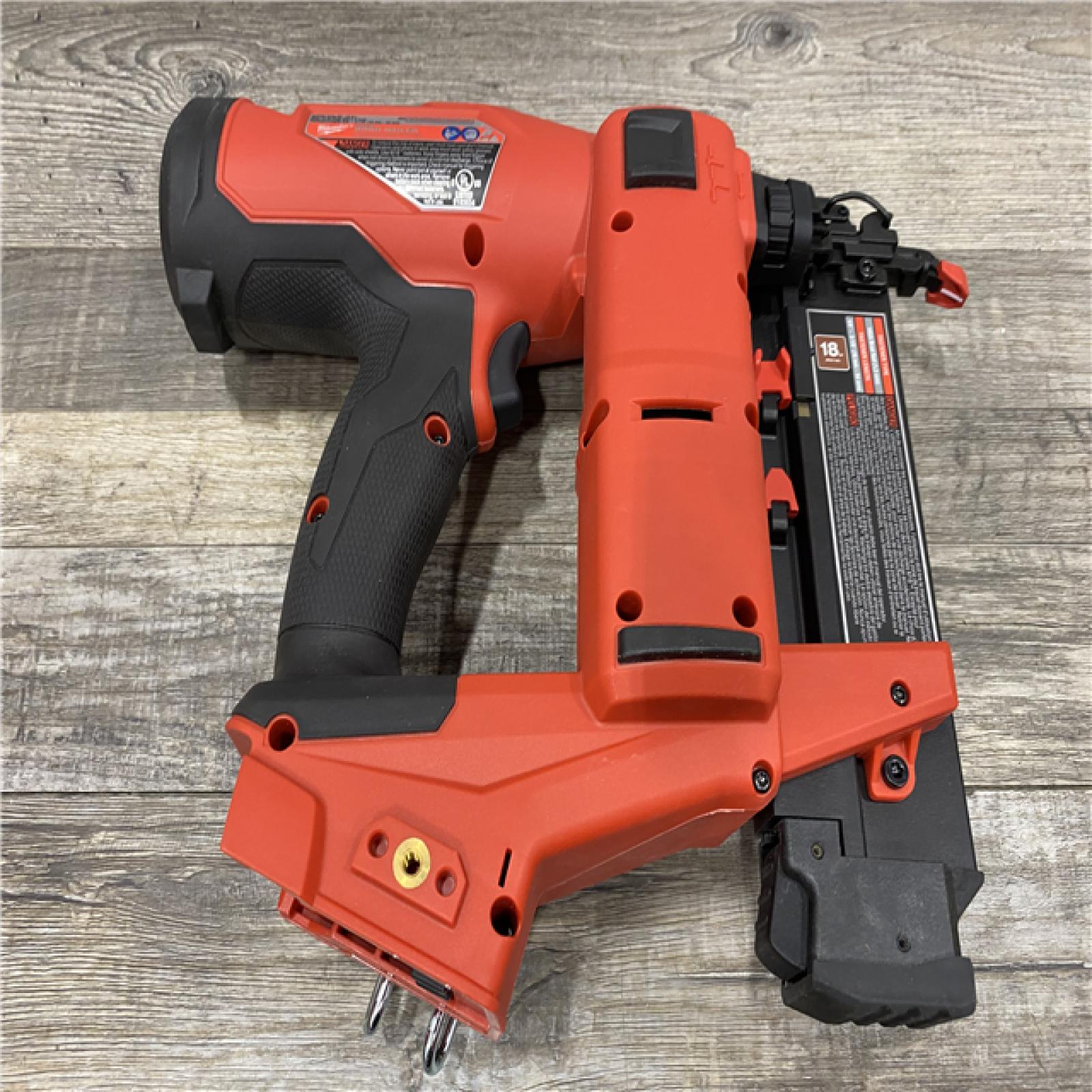 AS-IS Milwaukee FUEL 18-Volt Lithium-Ion Brushless Cordless Gen II 18-Gauge Brad Nailer (Tool-Only)