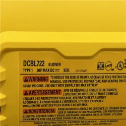 AS-IS DEWALT 20V MAX* XR Brushless Cordless Handheld Blower Kit