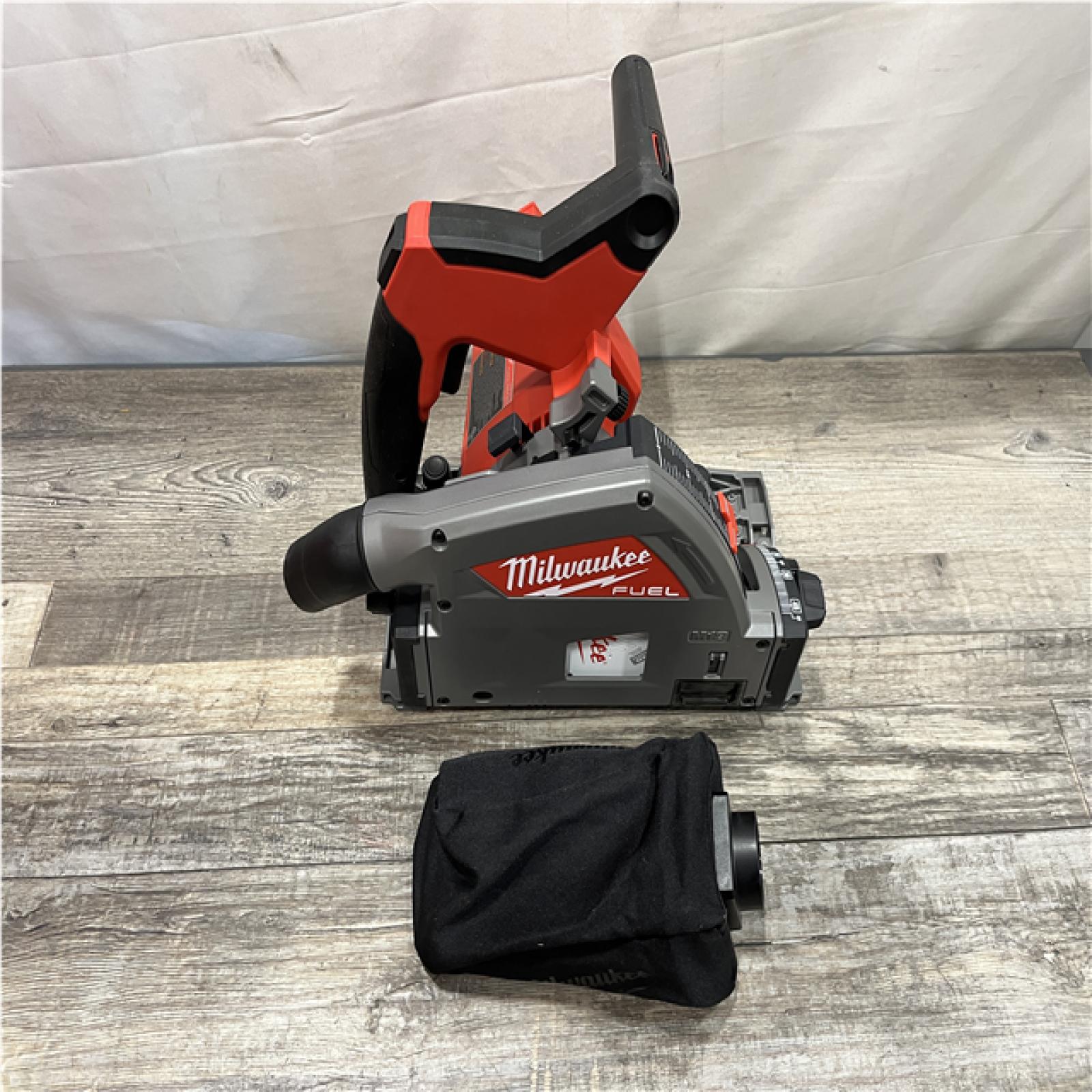 AS-IS Milwaukee FUEL 18V Lithium-Ion Cordless Brushless 6-1/2 in. Plunge Cut Track Saw (Tool-Only)