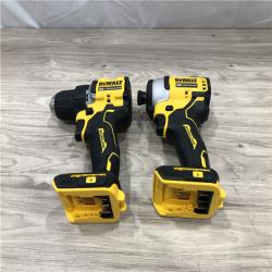 AS-IS DEWALT ATOMIC 20-Volt MAX Lithium-Ion Cordless Combo Kit