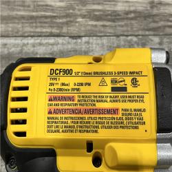 AS-IS DEWALT 20V MAX Lithium-Ion Cordless 1/2 in. Impact Wrench Kit