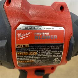 AS-IS Milwaukee 18V Lithium-Ion 570 MPH Brushless Cordless Precision Blower (Tool-Only)