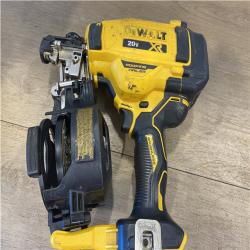 AS-IS DEWALT 20V MAX 15-Degree Electric Cordless Roofing Nailer (Tool Only)