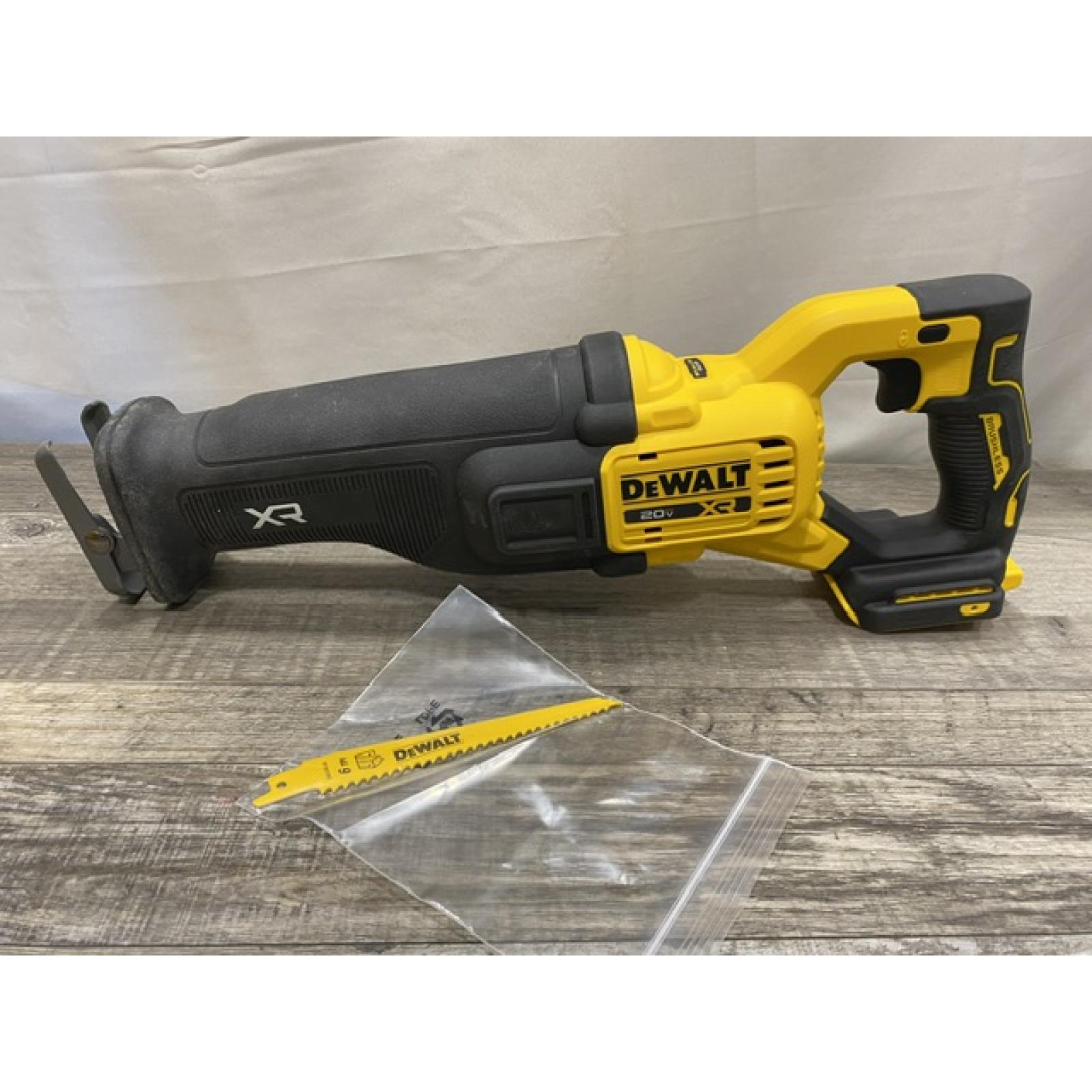 AS-IS DEWALT 20-Volt XR Cordless Reciprocating Saw (Tool Only)