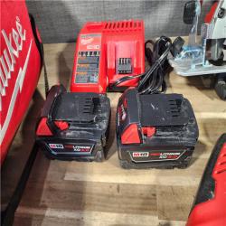 HOUSTON LOCATION - AS-IS Milwaukee M18 18-Volt Lithium-Ion Cordless Combo Kit 7-Tool with 2-Batteries, Charger and Tool Bag