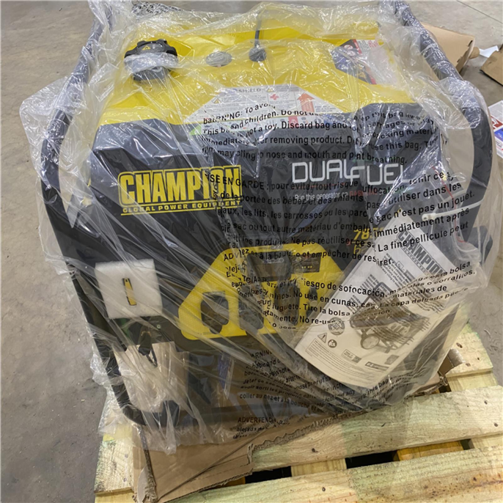 Houston Location AS IS - Champion 7850 Starting Watt Shield generator
