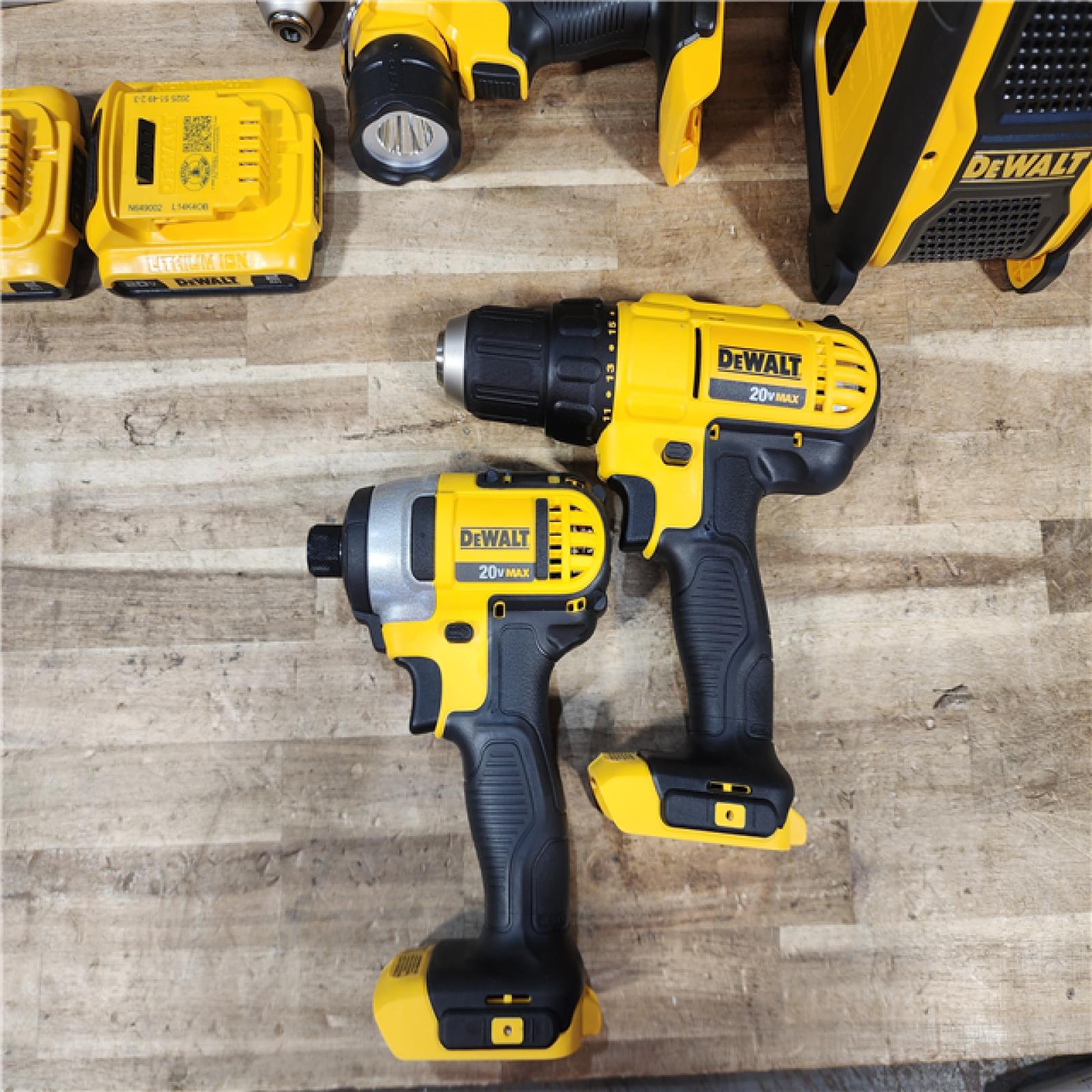 HOUSTON LOCATION - AS - IS DEWALT 20V MAX Cordless 7 Tool Combo Kit