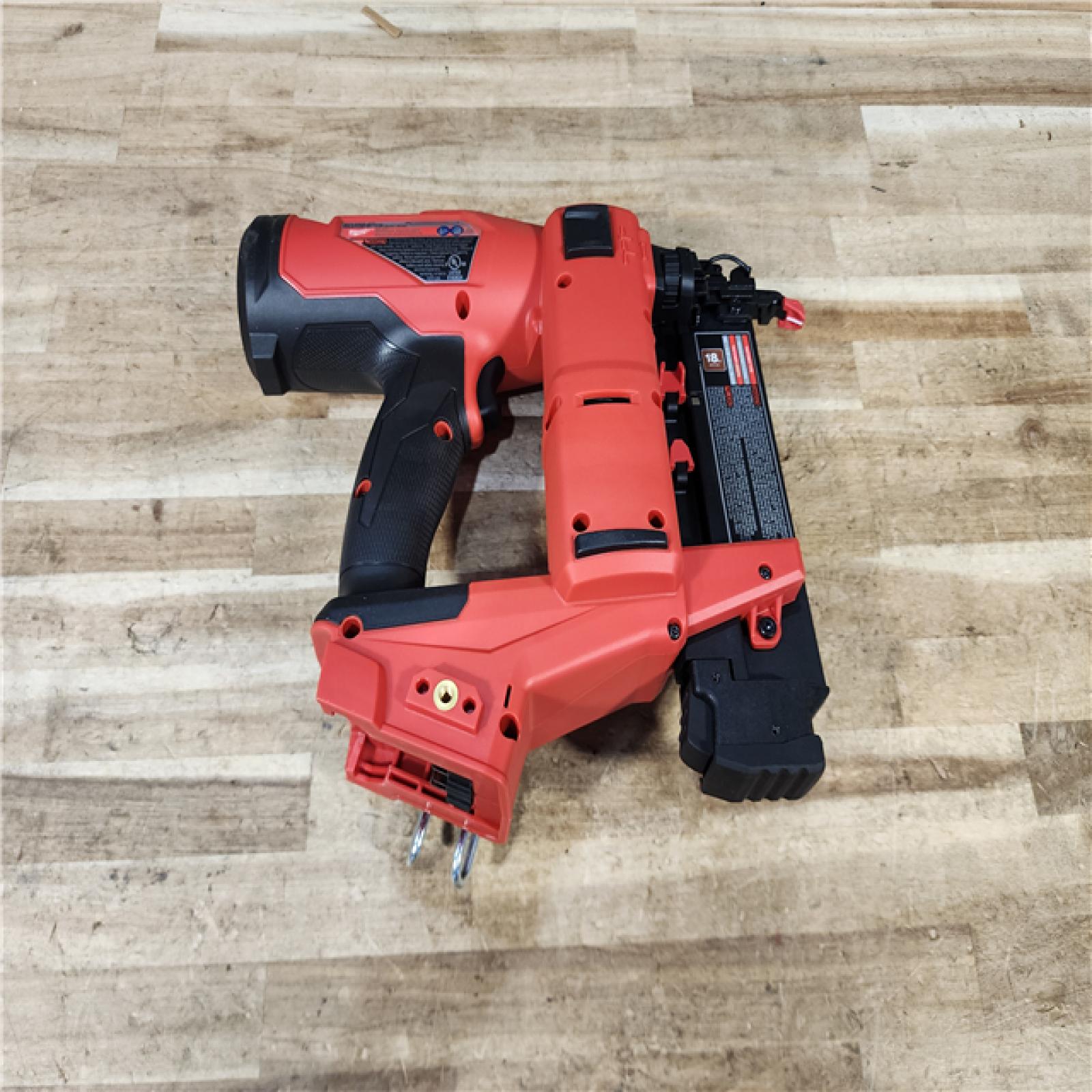 HOUSTON LOCATION - AS - IS Milwaukee FUEL 18-Volt Lithium-Ion Brushless Cordless Gen II 18-Gauge Brad Nailer (Tool-Only)