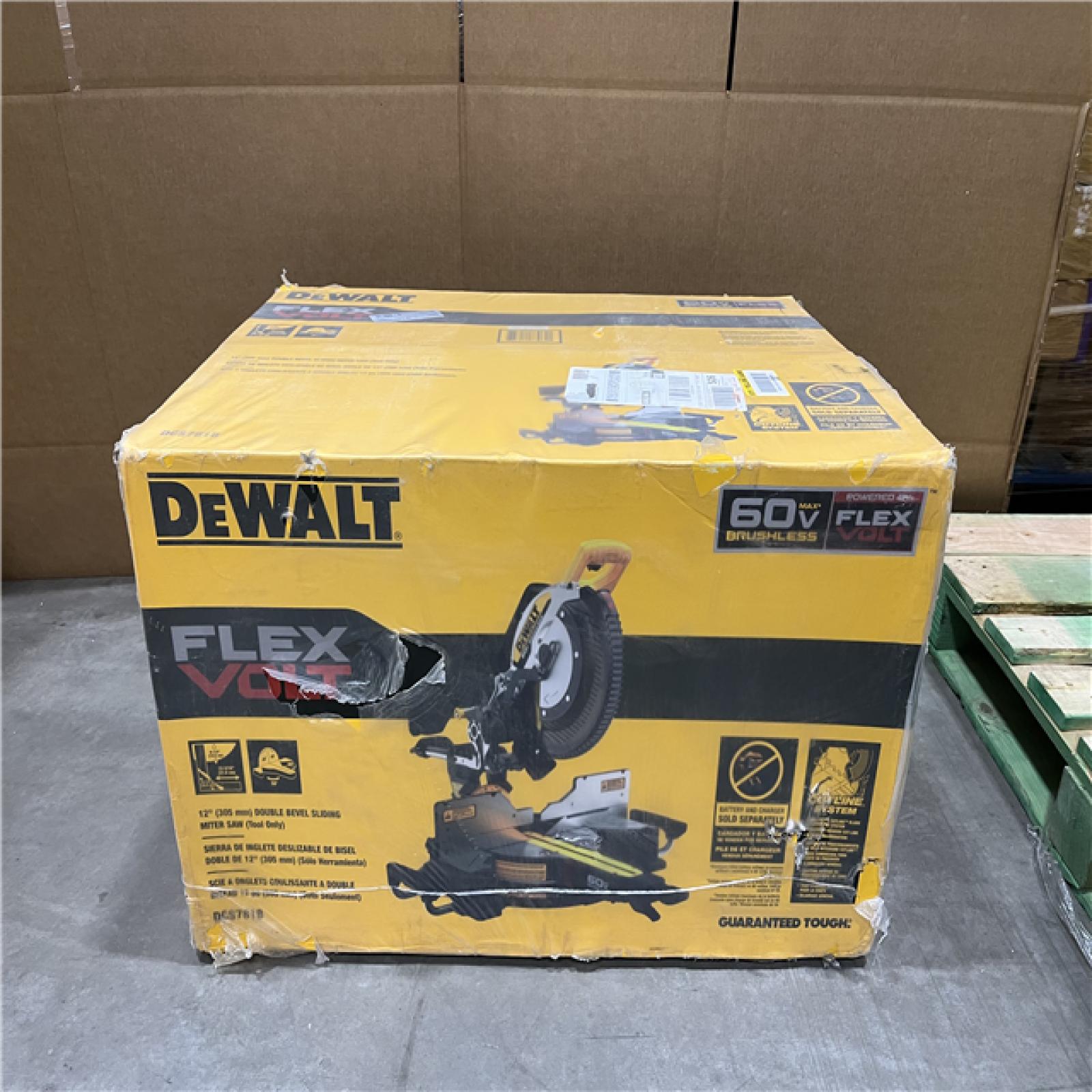 NEW - DEWALT 60V Lithium-Ion 12 in. Cordless Sliding Miter Saw (Tool Only)