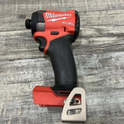 AS-IS Milwaukee FUEL 18V Lithium-Ion Brushless Cordless 1/4 in. Hex Impact Driver (Tool-Only)