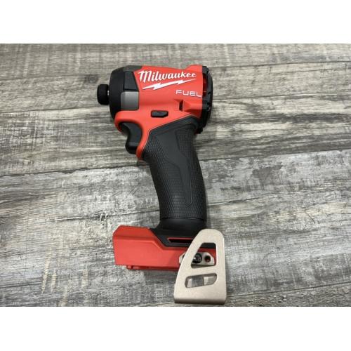 AS-IS Milwaukee FUEL 18V Lithium-Ion Brushless Cordless 1/4 in. Hex Impact Driver (Tool-Only)