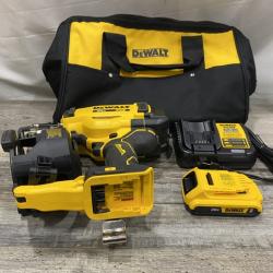AS-IS DEWALT 20V MAX Lithium-Ion 15-Degree Electric Cordless Roofing Nailer Kit
