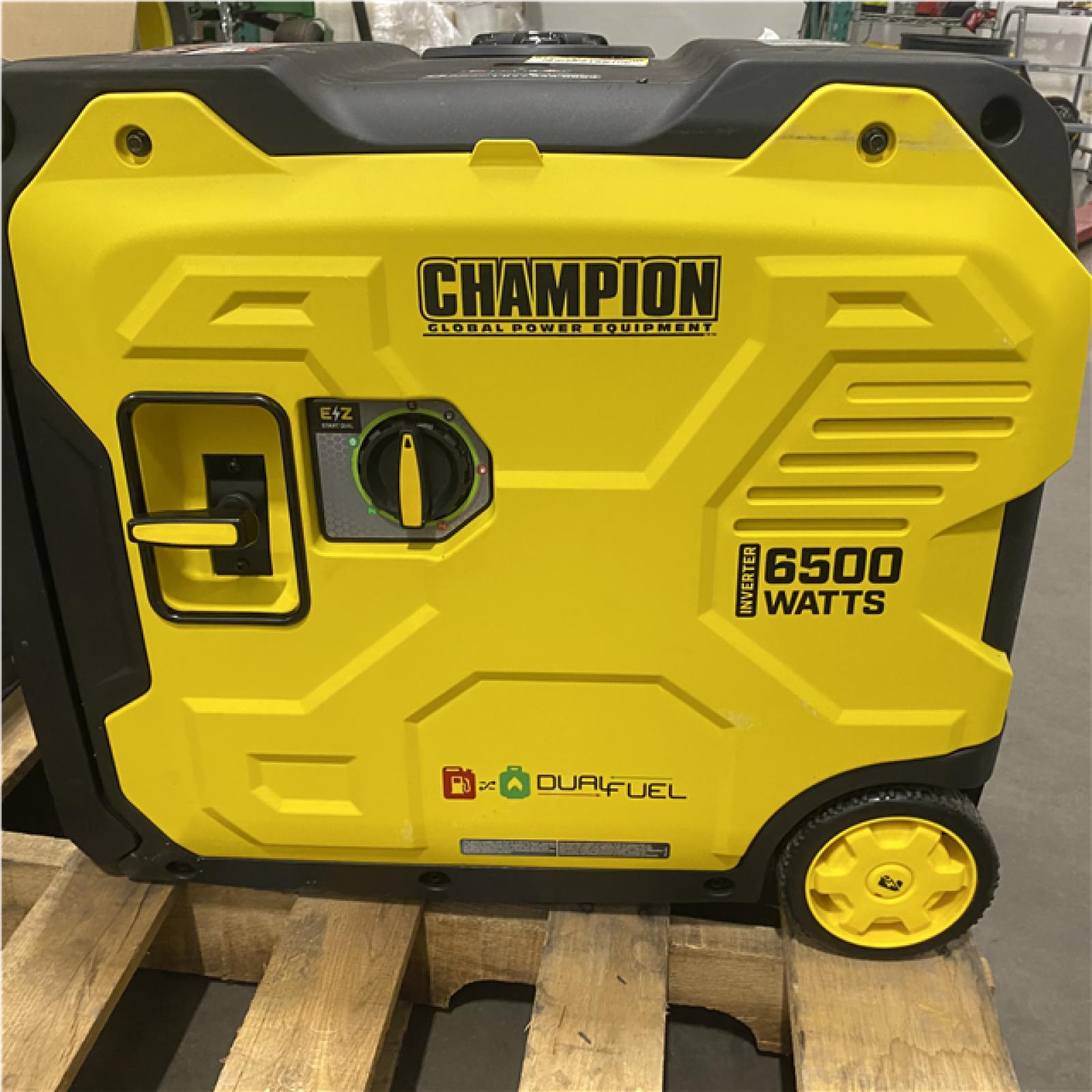 Dallas Location - As-Is Champion 201532 6500W Dual Fuel Inverter Generator